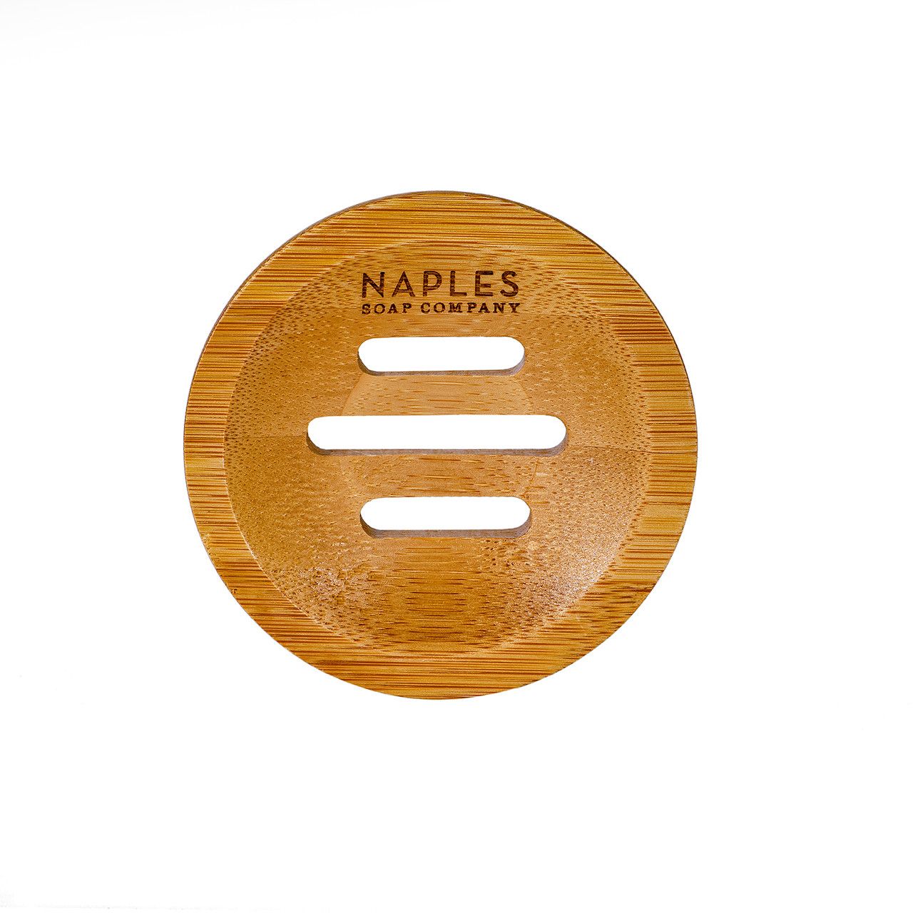 Round Bamboo Soap Dish | Naples Soap Company