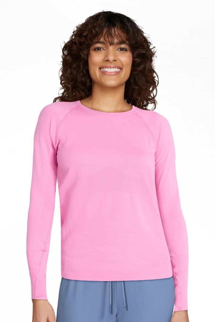 Avia Women's Seamless Tee with Long Sleeves, Sizes XS-XXXL | Walmart (US)