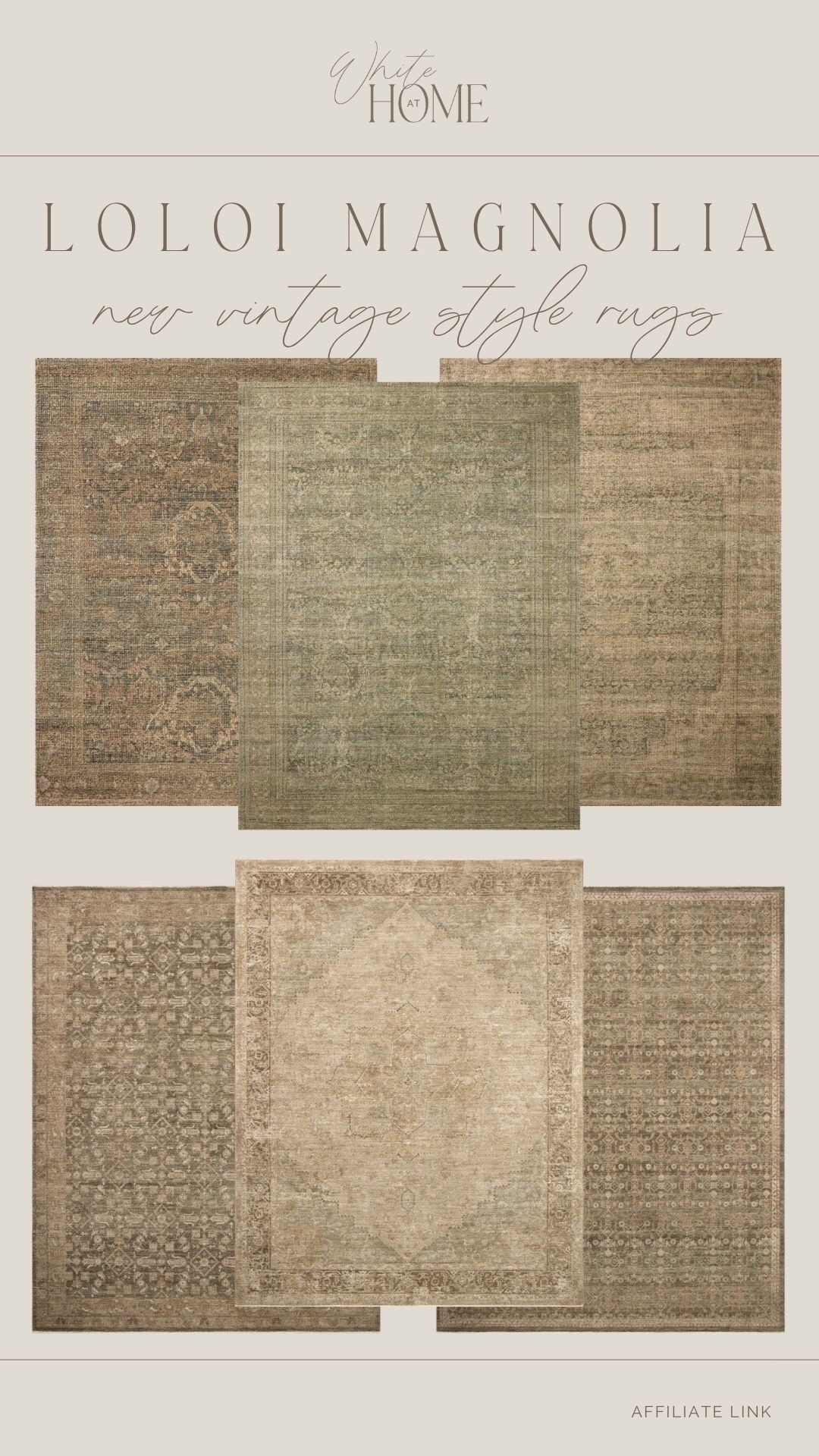 10 years of Loloi x Magnolia Home by Joanna Gaines! The prettiest new collection of rugs featuring warm earthy tones, vintage style patterns and prints, and affordable price points!

#LTKHome