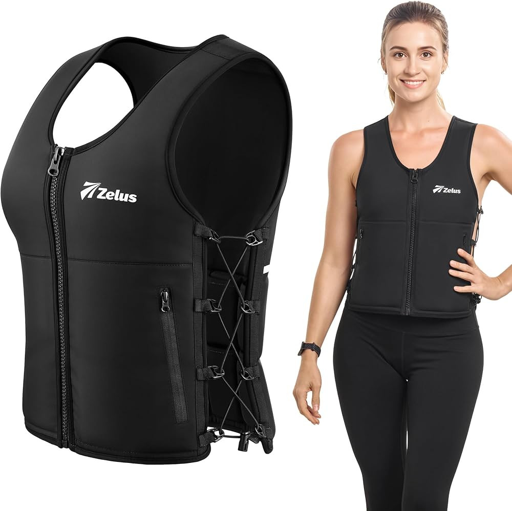 ZELUS Weighted Vest, 10&15lb. Z-Fit Weight Vest for Women Men with Adjustable Soft Iron Weights, ... | Amazon (US)
