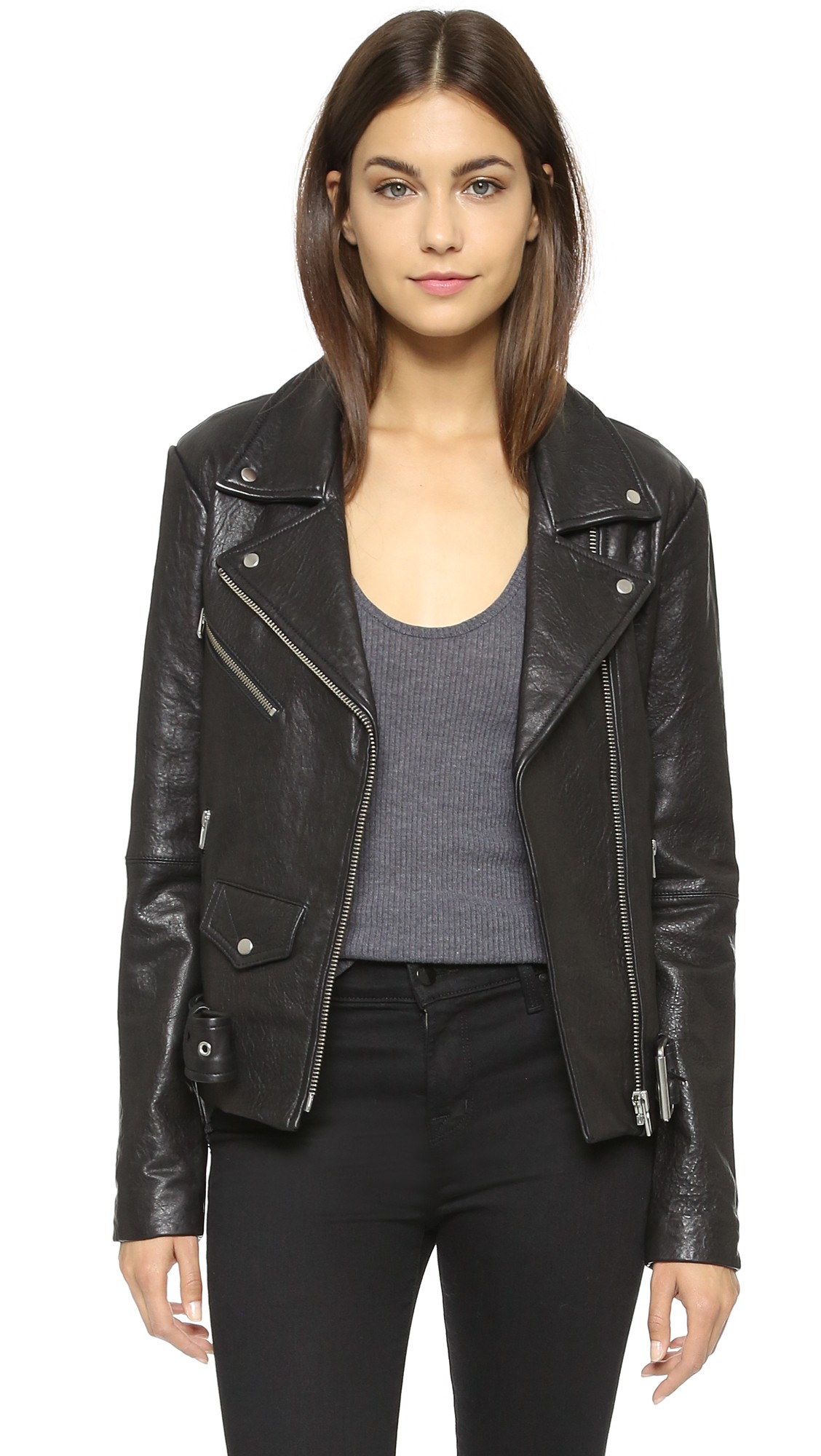 Jayne Classic Leather Jacket | Shopbop