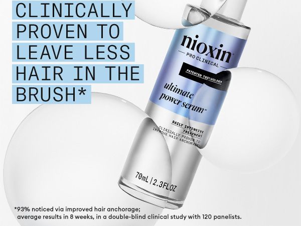 Nioxin Ultimate Power Serum, Intensive Daily Leave-In Hair Treatment with Caffeine, Lauric Acid, ... | Amazon (US)