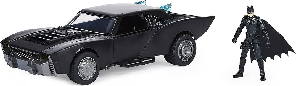 DC Comics, Batman Batmobile with 4” Batman Figure, Lights and Sounds, The Batman Movie Collecti... | Amazon (US)