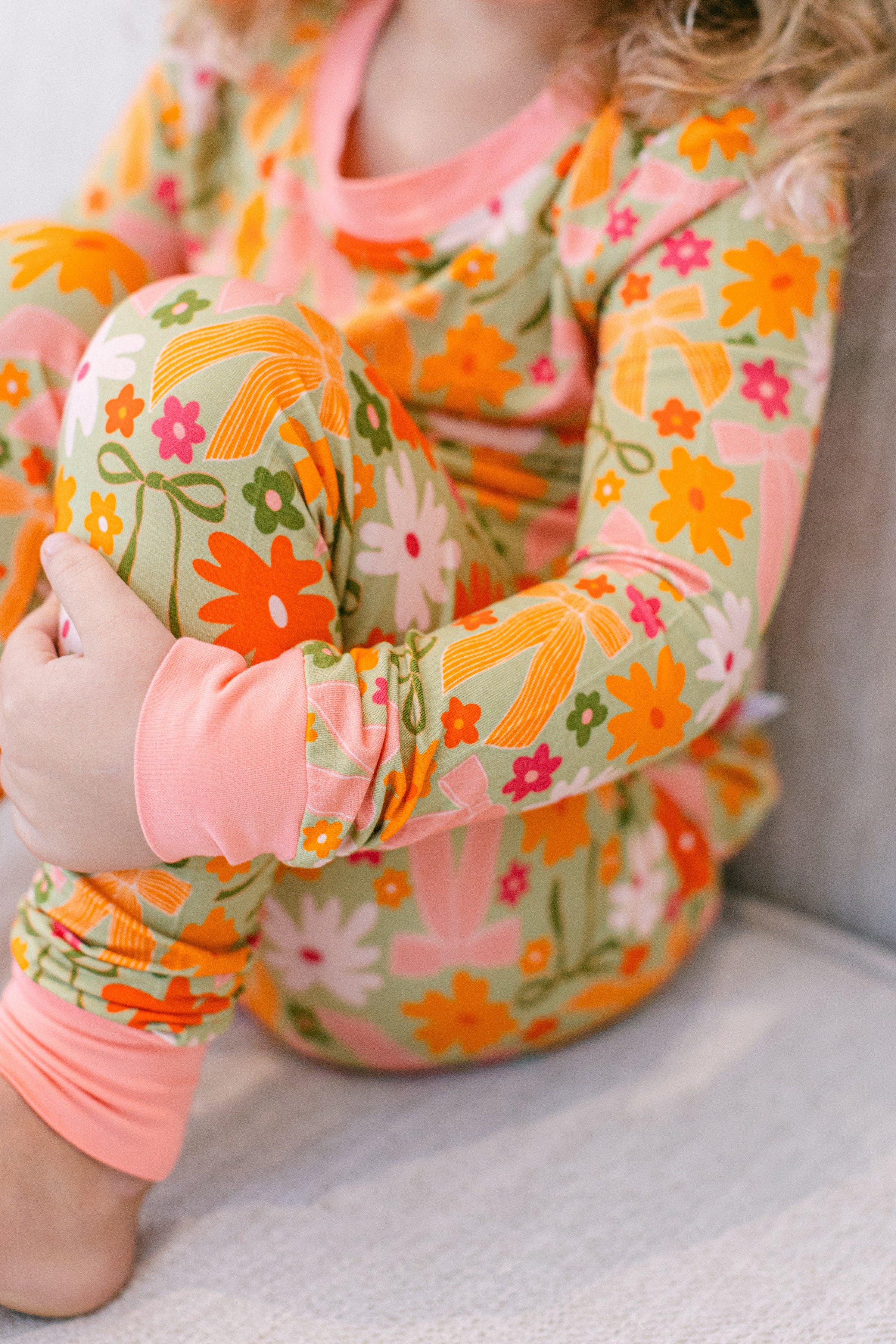 Fall Flowers Premium PJ Set | Poppy Kids Co