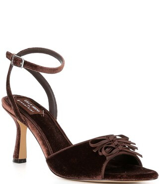 x Lilly Sisto Greta Velvet Mini Bow Dress Sandals | Dillard's