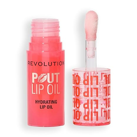 Revolution, Pout Lip Oil, Nourishing Tinted Lip Oil, High Shine, Non-Sticky Finish, Vegan & Cruel... | Amazon (US)