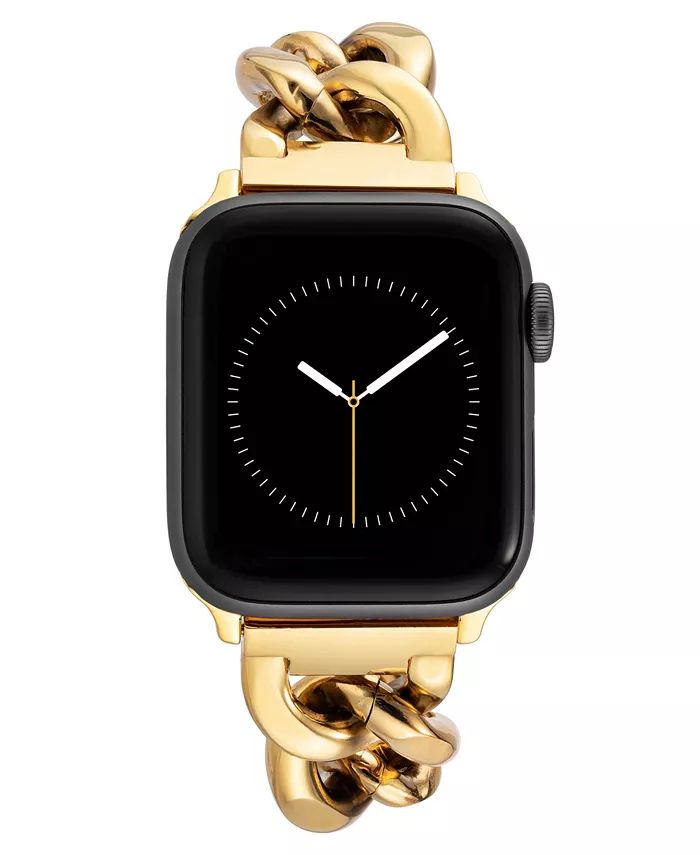 Women's Gold-Tone Alloy Chain Bracelet Compatible with 38, 40, 41mm Apple Watch | Macy's