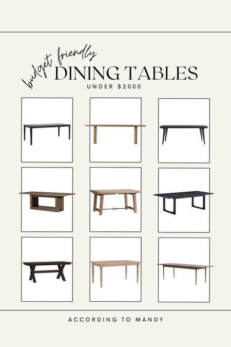 Dining tables under $2k

Budget friendly dining tables

#LTKsalealert #LTKFind #LTKhome