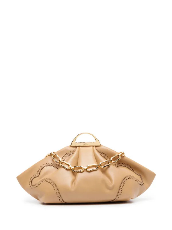 The Volon Gabi Ruched Clutch - Farfetch | Farfetch Global