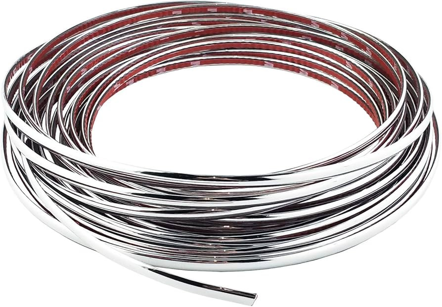 Lunsom Custom Most Chrome Plated Decoration Trim Strip Line, Car Door Fender Interior DIY Mouldin... | Amazon (US)