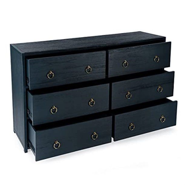 Butler Specialty Company, Lark 6 Drawer Dresser, Navy | Walmart (US)
