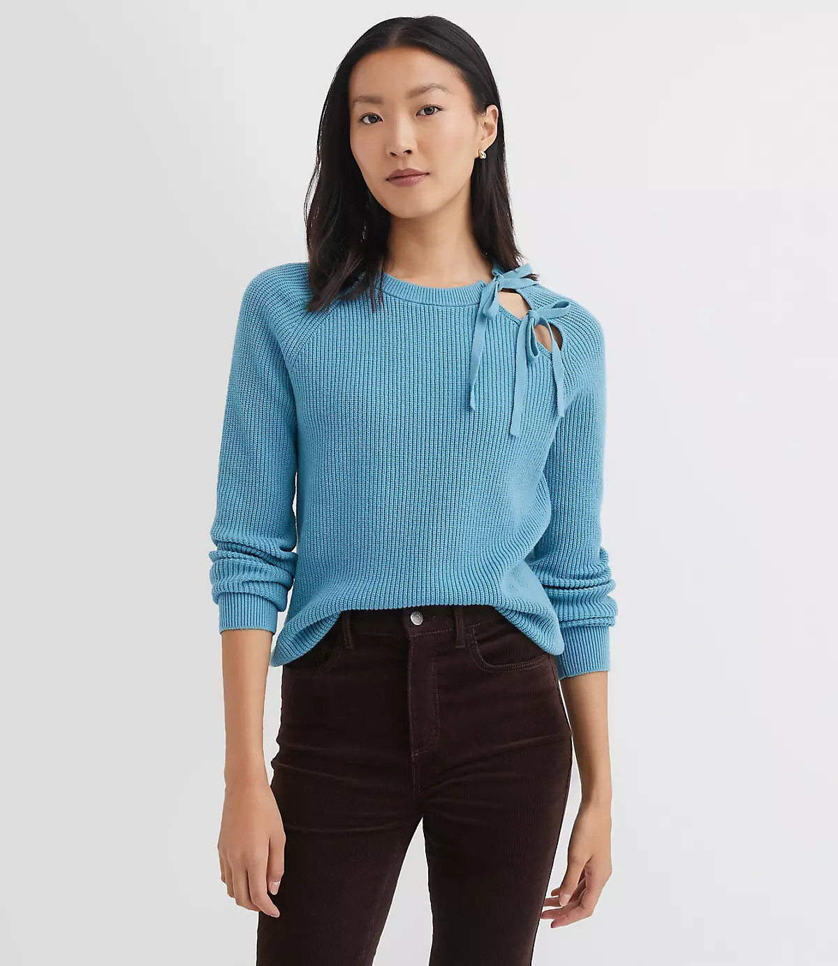 Double Bow Sweater | LOFT