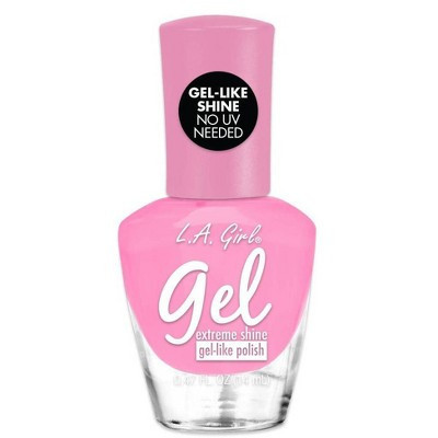 L.A. Girl Gel Shine Nail Polish - Pinky Swear - 0.47 fl oz | Target