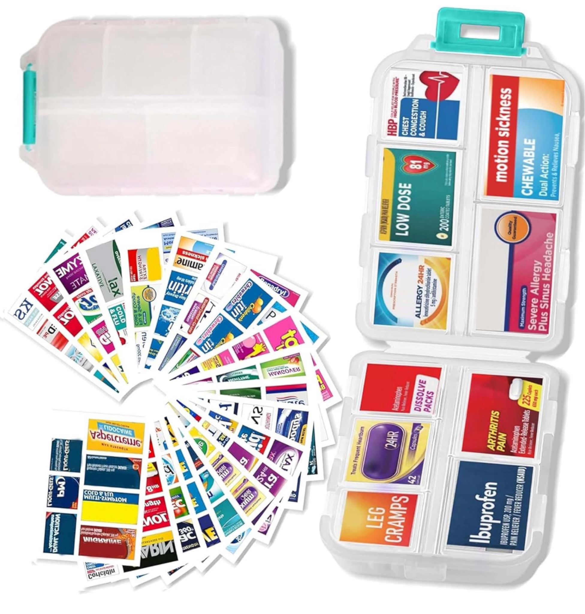 13% off 🎉

Pill Organizer with Medicine Labels Travel Daily Pill Container Mini Medication Organizer Storage Pill Organizer Travel Essentials Pill Case 7 Day Pill Organizer(White & 146 Lables)

#LTKTravel #LTKSaleAlert