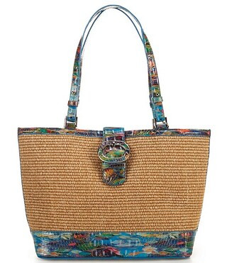 Abloom Collection Medium Raffia Asher Tote Bag | Dillard's