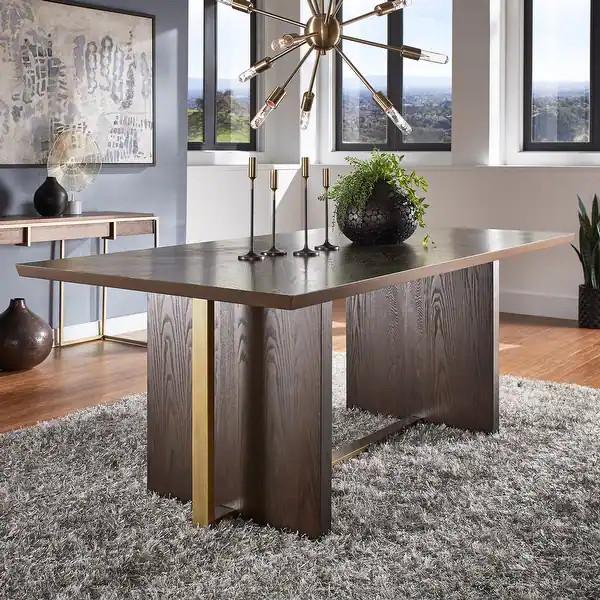 Andrea Espresso 78-inch Rectangular Dining Table by iNSPIRE Q Modern - 78" Rectangular Dining Tab... | Bed Bath & Beyond