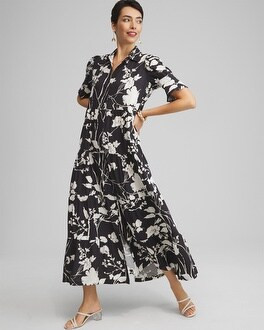 Silk Blend Flare Sleeve Dress | Chico's