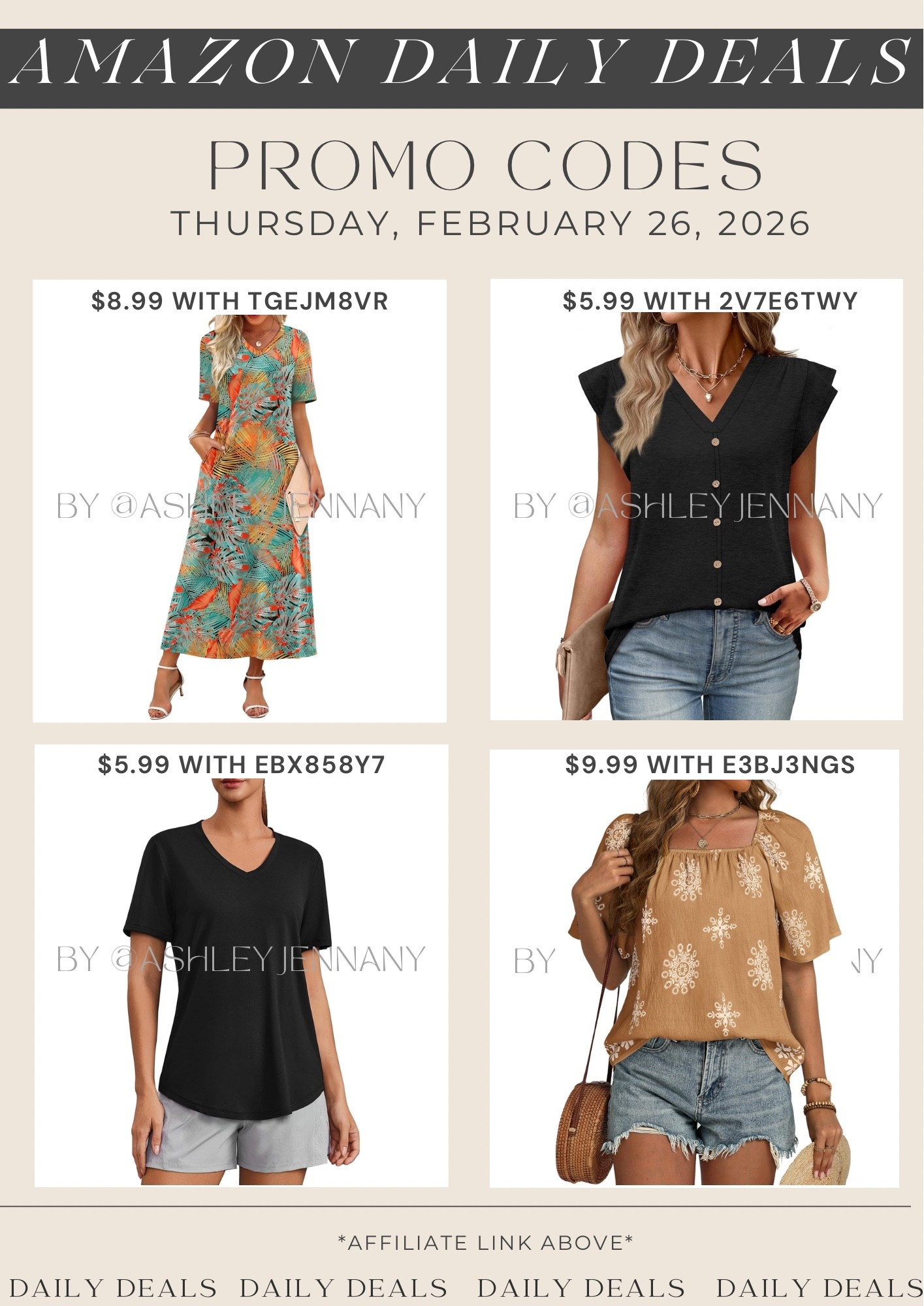 Amazon fashion deals 

#LTKMidsize #LTKSaleAlert