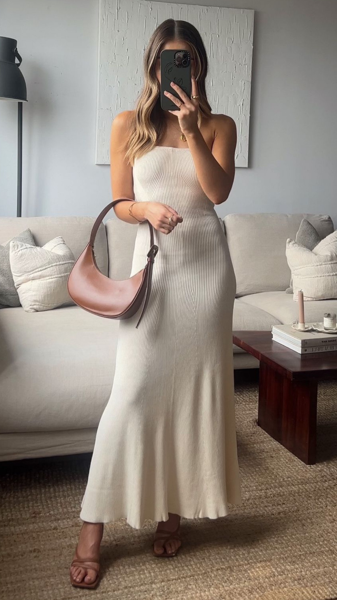 Rib-nit Bandeau Dress, H&M, Shoulder Bag, ARKET, Strappy Sandals, & Other Stories 

#LTKstyletip #LTKSeasonal #LTKeurope