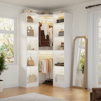 Besiost Corner Closet System with 12 Shelves | Target