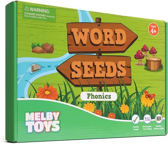 Word Seeds - Phonics Games for Kids Ages 4-8, Kindergarten Learning Activities, Learn to Read Gam... | Amazon (US)