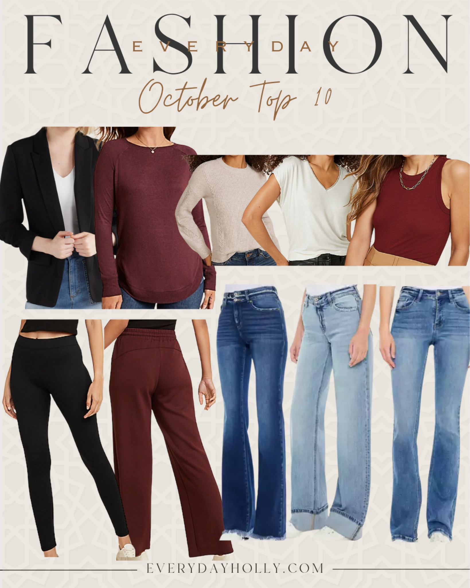 Fashion Finds

For reference I'm 5'1" and 109lbs. I wear an XS in all tops - TTS. I wear an XS short in the leggings, CS in the sweatpants, 24 regular in cuffed jeans, 25 short in the high rise bootcut jeans, & a 0 short in the dark wide leg jeans - all TTS!

Fall outfits  Maurice’s  fall outfit inspo  cute outfits  style guide  black leggings  sweaters  fall sweater  wide leg jeans  easy outfits  petite fashion  trendy fashion  EverydayHolly

#LTKSeasonal #LTKOver40 #LTKStyleTip