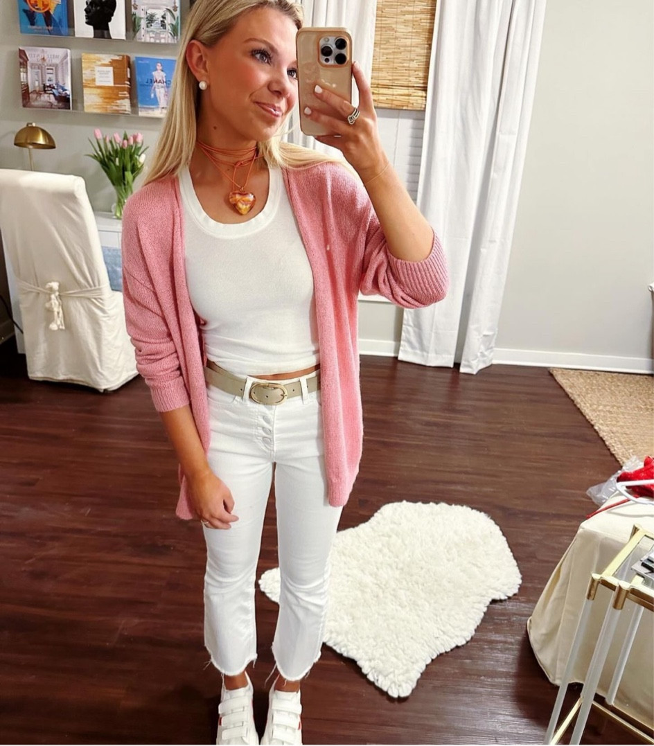 Transitional outfit 🩷

#LTKstyletip #LTKfindsunder100 #LTKSeasonal