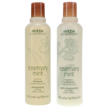 Aveda Rosemary Mint Purifying Shampoo 8.5 oz & Rosemary Mint Weightless Conditioner 8.5 oz Combo Pack | Walmart (US)
