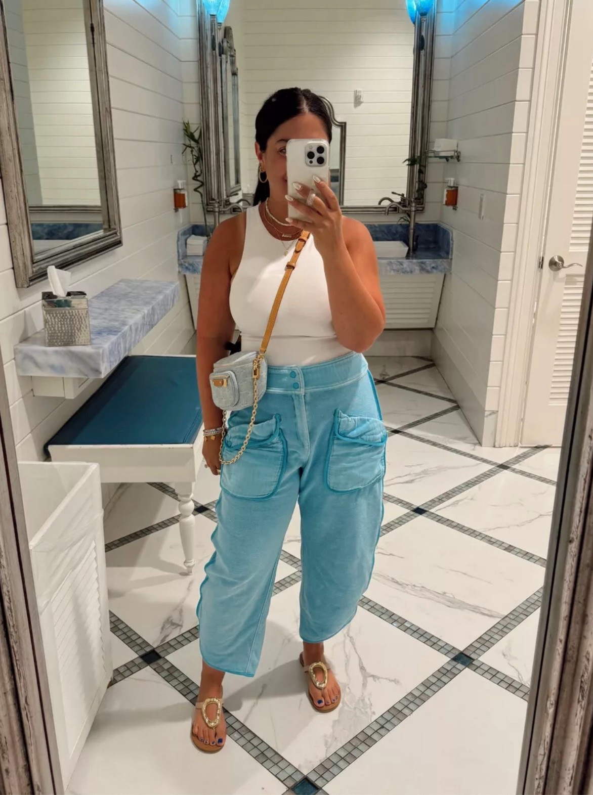 I am all about a comfy pair of travel pants and these are 10/10. It's the reason they're one of my best sellers. They are absolutely 100% petite friendly- that length 😍😍- flattering and the pockets are amazing for travel! I always have my go-to Free People denim jacket and my absolute favorite walking shoes as well! I’m linking a few look for less options because I love a good deal! 

Travel inspo, petite friendly loungewear

#LTKSeasonal #LTKPetite #LTKActive