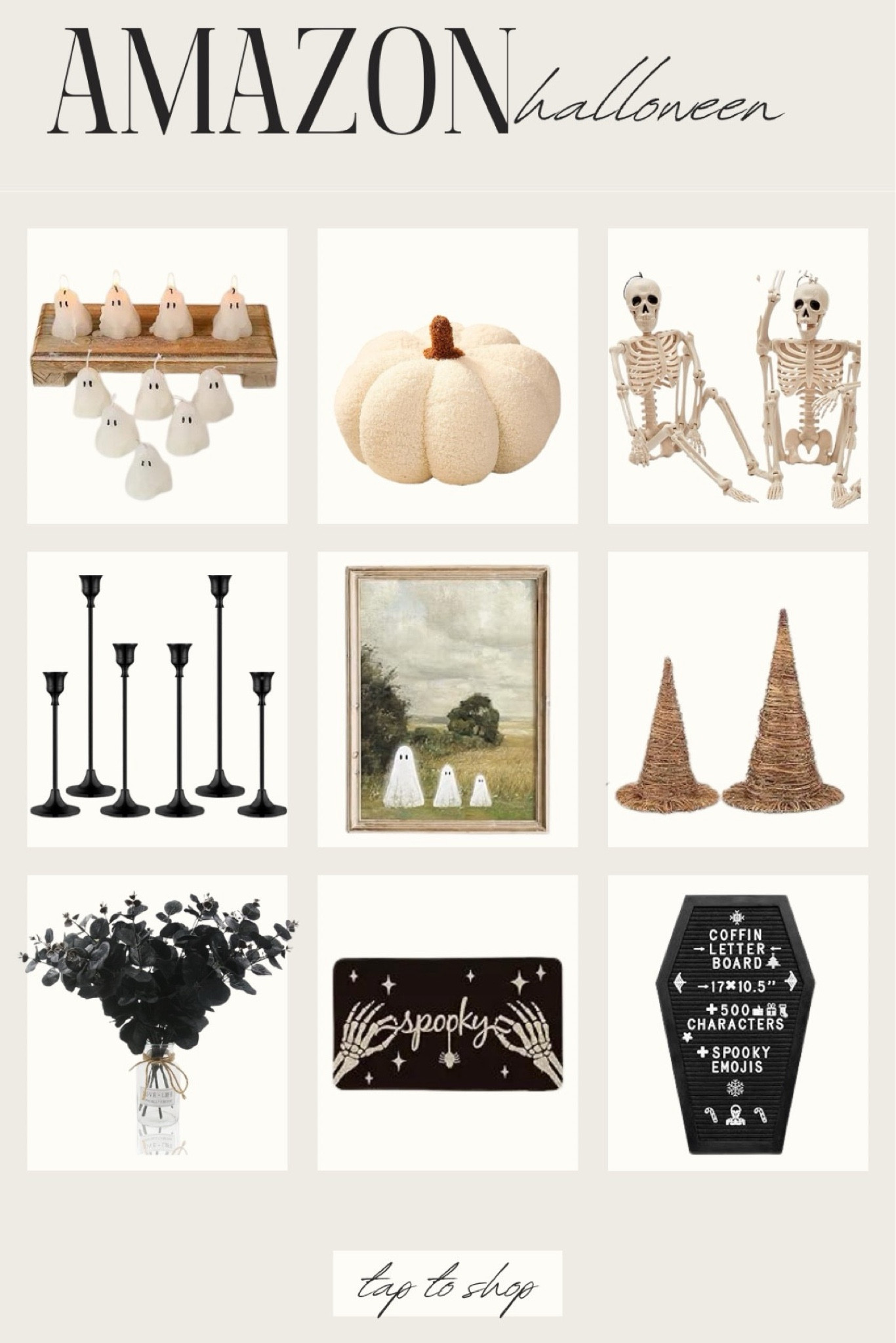 These Amazon Halloween finds are the perfect decor to get your in the spooky season. I love the ghost paintings for an entryway or living room wall. 

#LTKStyleTip #LTKHome #LTKSeasonal