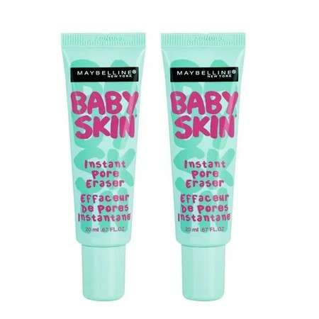 (2 Pack) Maybelline Baby Skin Instant Pore Eraser Primer, Clear | Walmart (US)