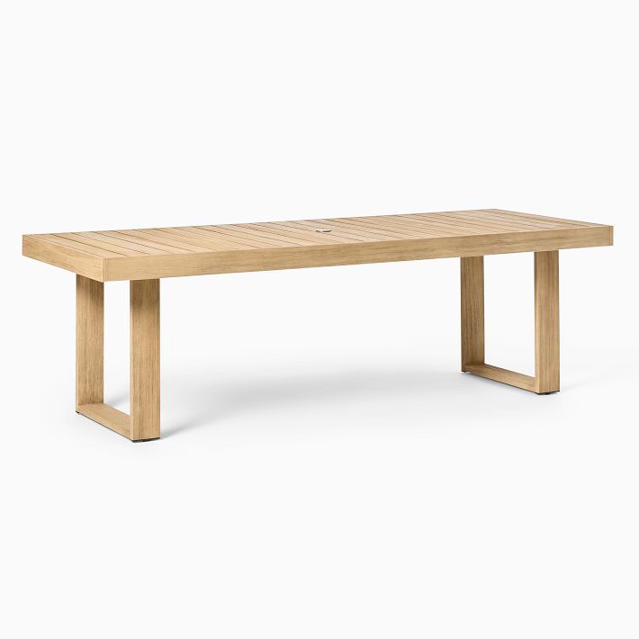 Portside Outdoor Dining Table (76.5"–96") | West Elm (US)