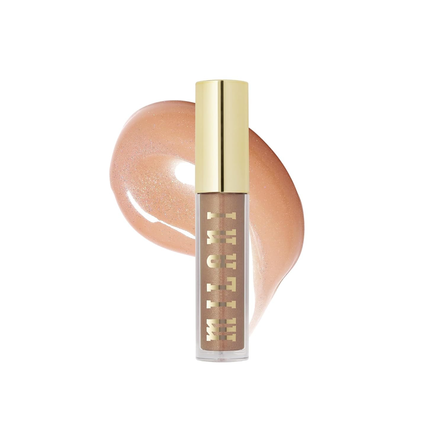 Milani Lip Gloss, Keep It Full Nourishing Lip Plumper with Hyaluronic Acid & Peptides for Soft, Fuller-Looking Lips (0.13 Fl. Oz.) Nude Shimmer | Amazon (US)