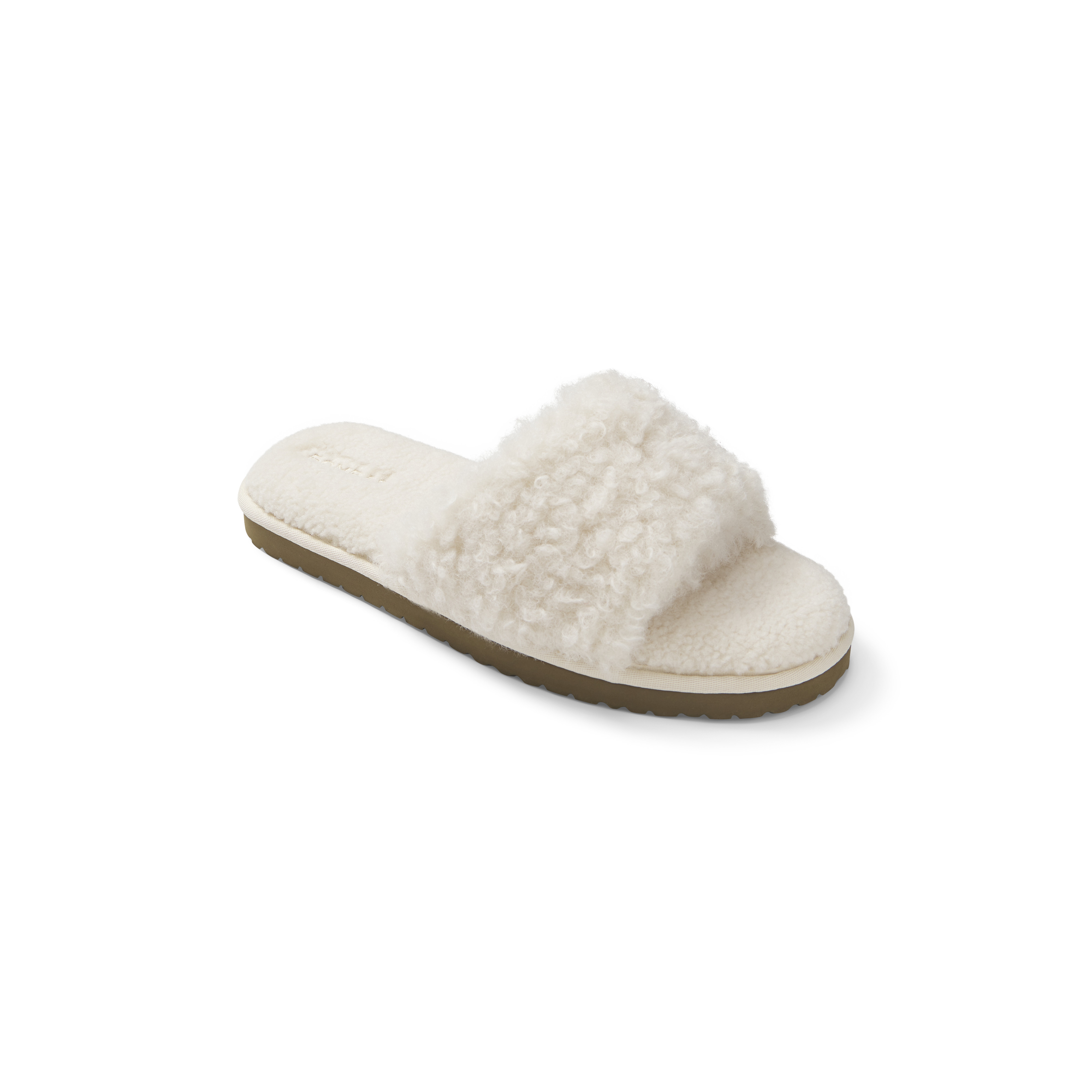 Women's Plush Sunday Slide - Alpine Cream - 9 - Polyester - Bombas | Bombas