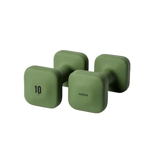 WeGym SafeGrip Dumbbells, Anti-Slip, Anti-Roll, Thick Handles, Free Weights, Square Dumbbells for Secure Workouts at Home, Weightlifting, and Personal Training | Amazon (US)