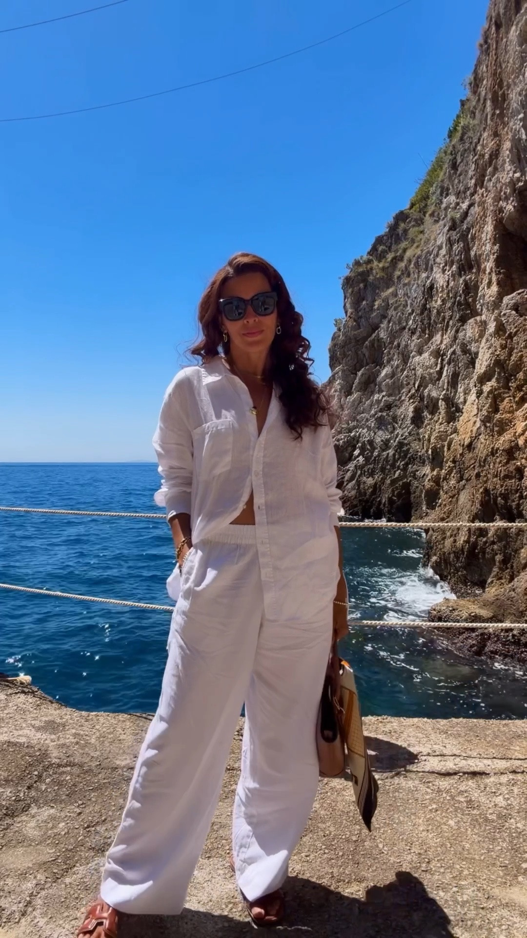 Size l in button down for an oversized look. Size S in pants. Size S in swimsuit set and skirt, shoes are tts. 

@PARIS/64

#LTKMothersDay #LTKSeasonal #LTKootd