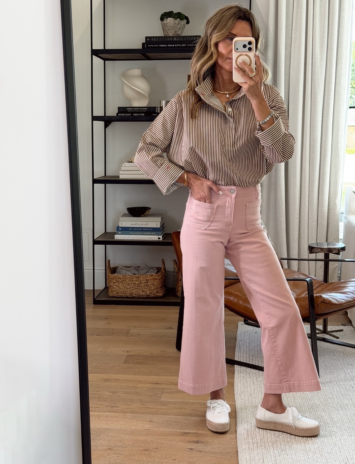 -Mersea Emerson button up, wearing size size S regular, petite is available! 
-Jeans TTS

#LTKootd #LTKSeasonal #LTKOver40