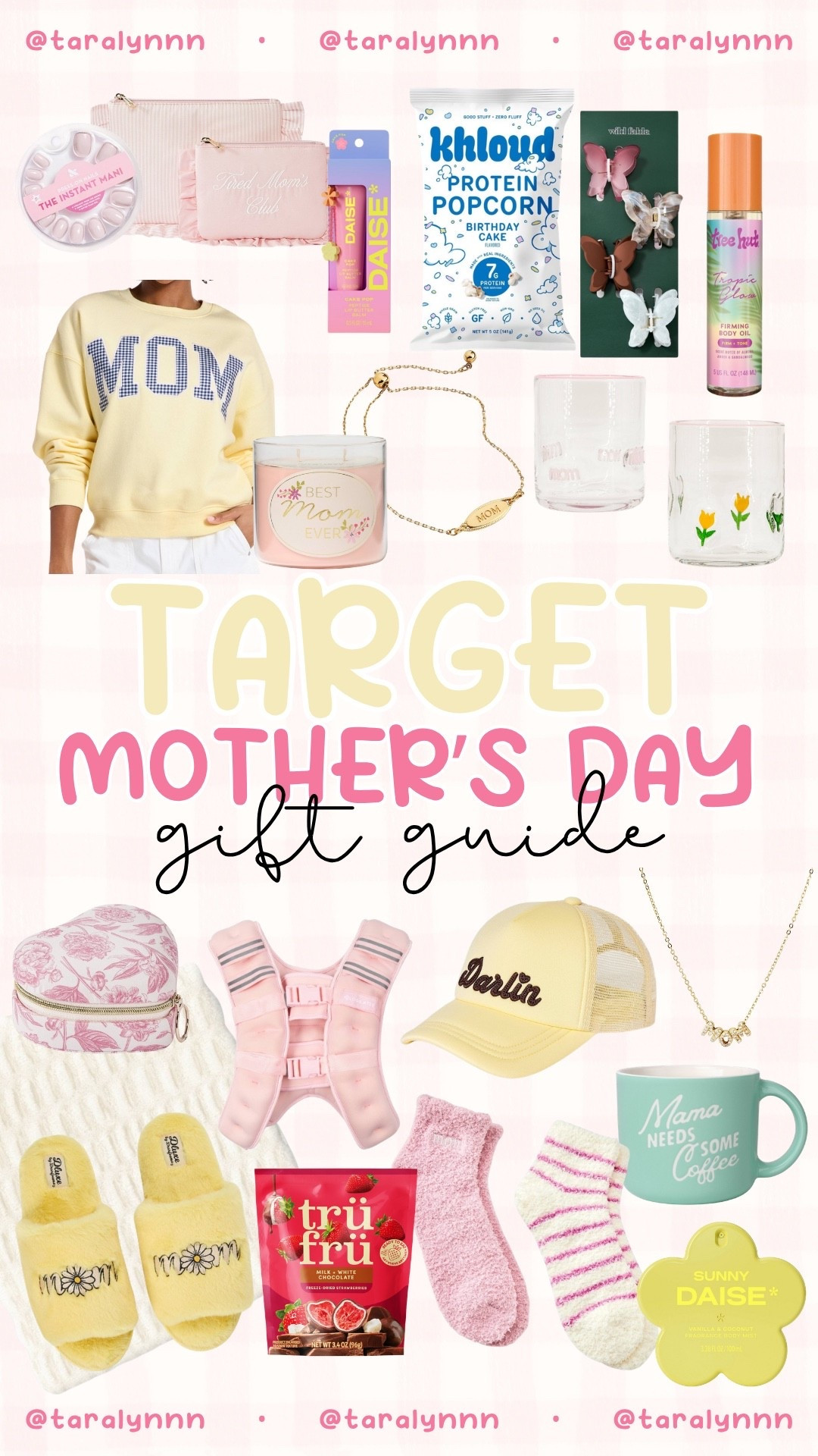 Mother’s Day Target Gift Guide 🌸

#mothersday #target #giftguide #mom #grandma #mother #targetgifts #giftsforher #giftideas

#LTKselfcare #LTKMothersDay #LTKmomlife