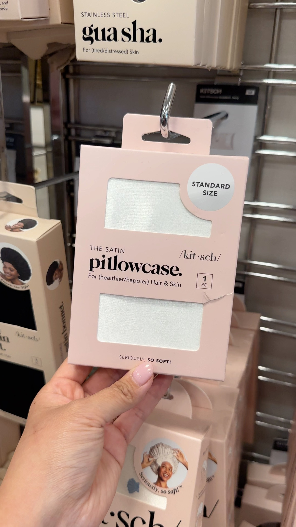 The secret to my hair looking healthy + feeling so silky smooth — this right here!!! If you’re serious about upping your hair care, try swapping out your regular pillowcase for a satin or silk on 😍 I have gotten so many compliments on how shiny and healthy my hair looks after the switch 😉

#LTKPetite #LTKmomlife #LTKdayinmylife