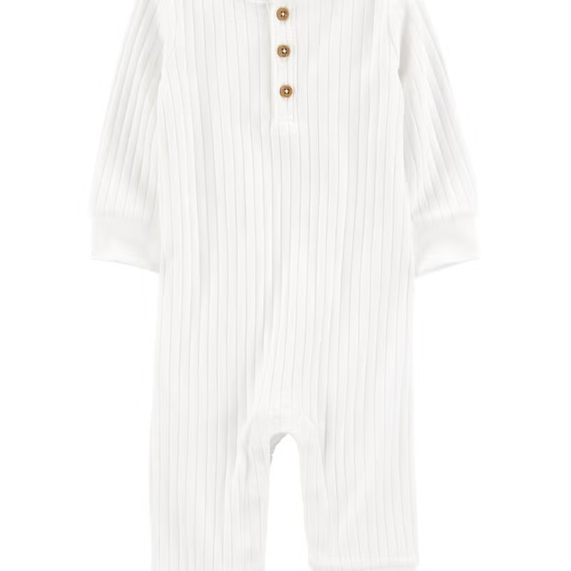 Long-Sleeve Cotton Jumpsuit | Carter's