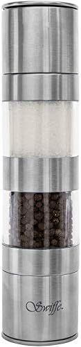 Swiffe Salt and Pepper Grinder 2 in 1 - Stainless Steel and Acrylic Salt and Pepper Mill - Adjust... | Amazon (US)