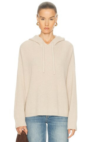 Jenni Kayne Cashmere Fisherman Hoodie in Beige | FWRD 