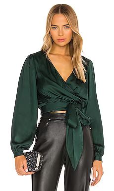 Lovers and Friends Kelly Top in Emerald Green from Revolve.com | Revolve Clothing (Global)