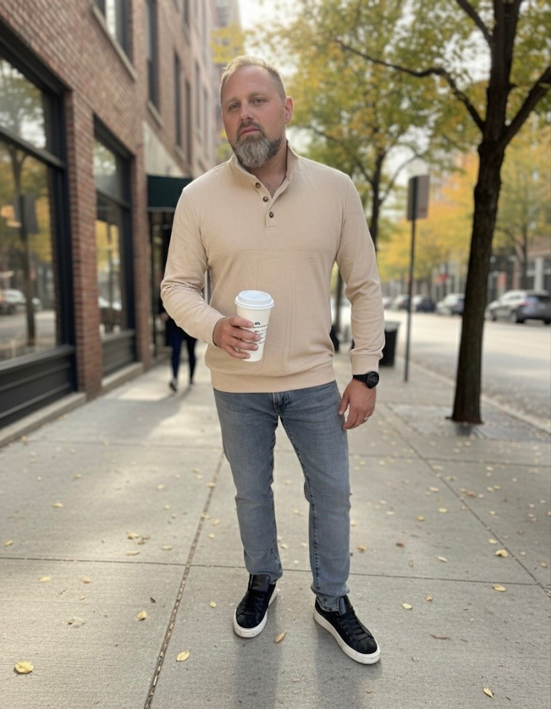 Another Jmierr sweater for the win! Super soft and just warm enough for these cooler mornings we been getting! Will be perfect for layering too! 


#LTKSeasonal #LTKMens