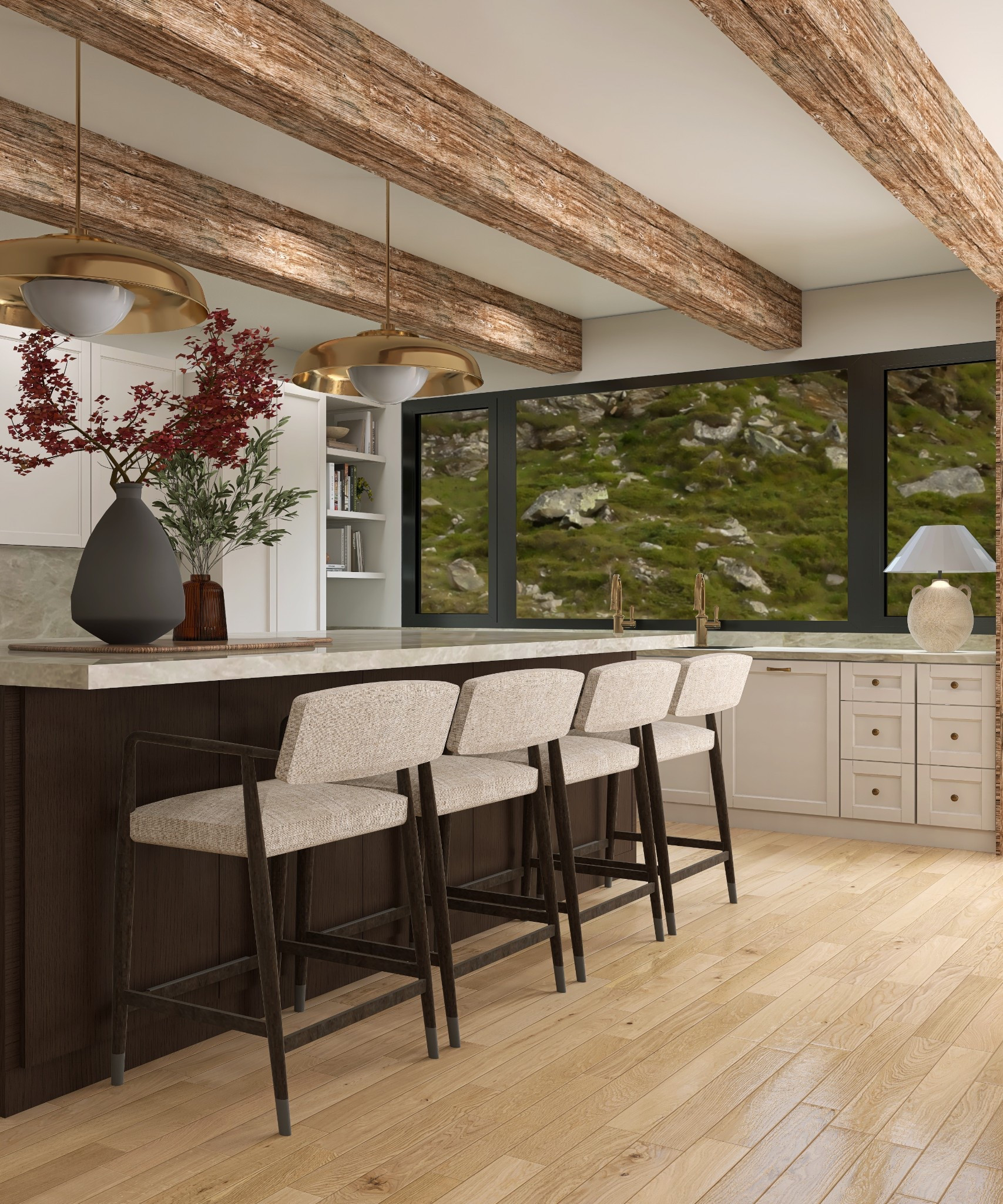 I refer to the "Aspen remodel" from time to time but haven't shared any sneak peeks - until now. Here is a little work-in-progress rendering of the incredible kitchen my client and I are working on 👀

#LTKHome #LTKFamily