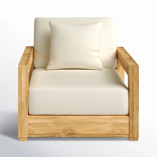 Melrose Teak Outdoor Lounge Chair | Wayfair North America