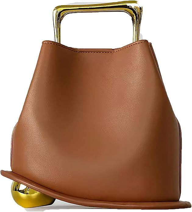 Women PU Leather Handbag Crossbody Shoulder Purse Top Handle Bucket Bag | Amazon (US)