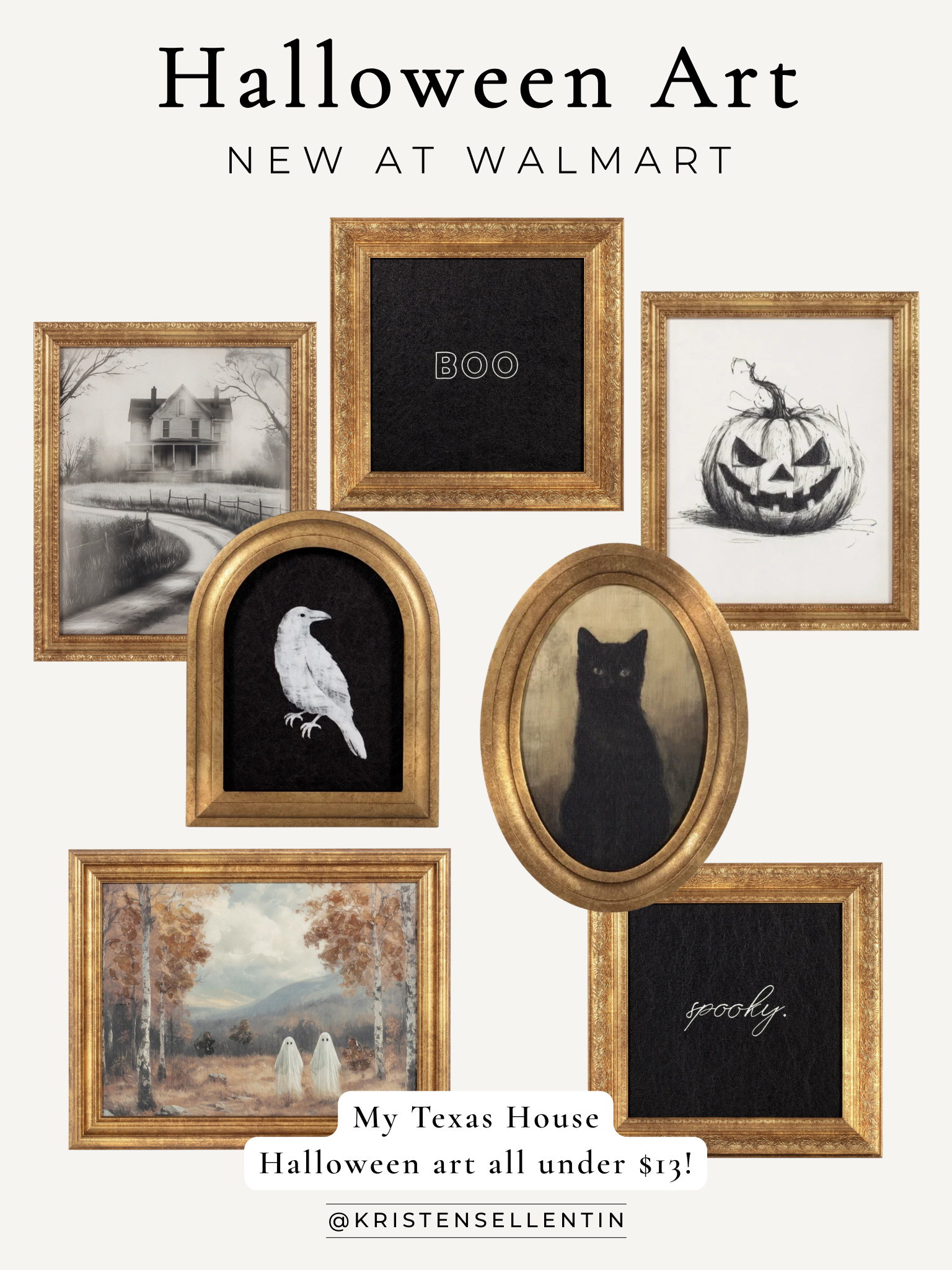New @ Walmart-My Texas House Halloween Art all under $13!

#LTKmomlife #LTKSeasonal #LTKHome