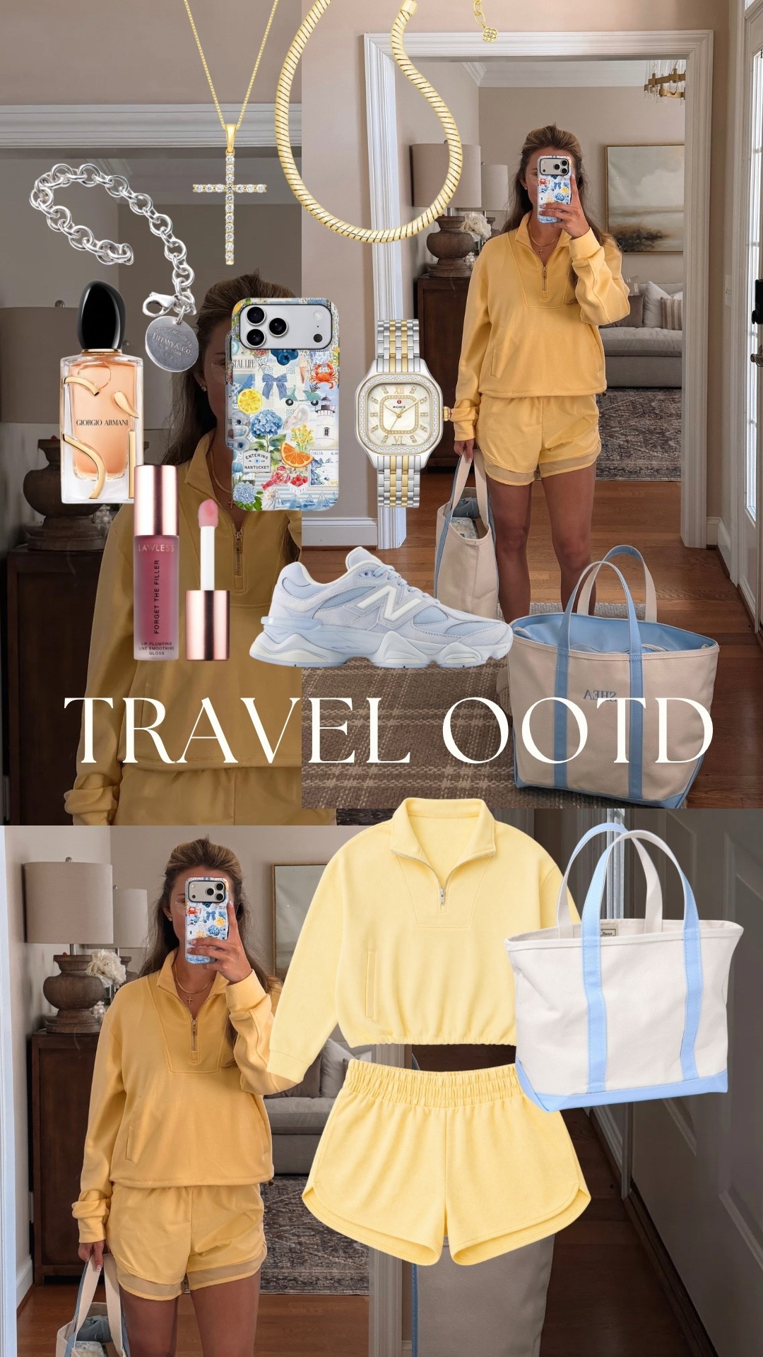 all my travel road trip ootd deets can be found here! i love this amazon phone case + my new balances even match my ll bean tote!☺️

#LTKgrwm #LTKdayinmylife #LTKootd