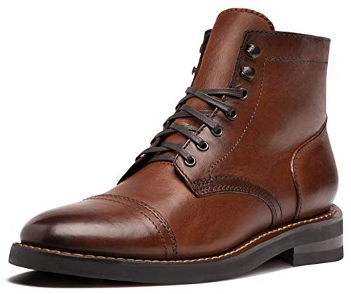 Men's Captain Lace-Up Boot, Brandy, 10 | Amazon (US)